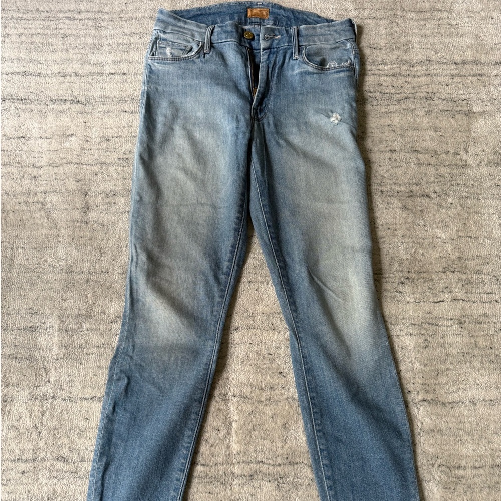 Mother Jeans The Looker Crop Shake Well Sz 26